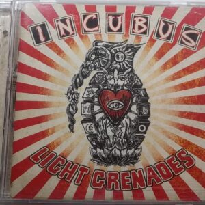 CD Cover, has a grenade with a heart in the middle