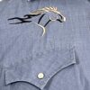 Ely Cattleman: Unique Embroidered Mustang Western Snap Shirt